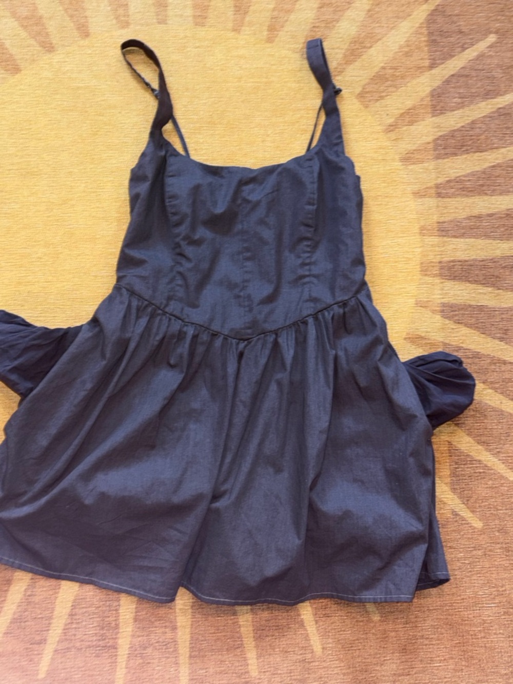 Abercrombie & Fitch Dark Grey Mini Dress (with built in shorts and pockets!) - Picture 5 of 5